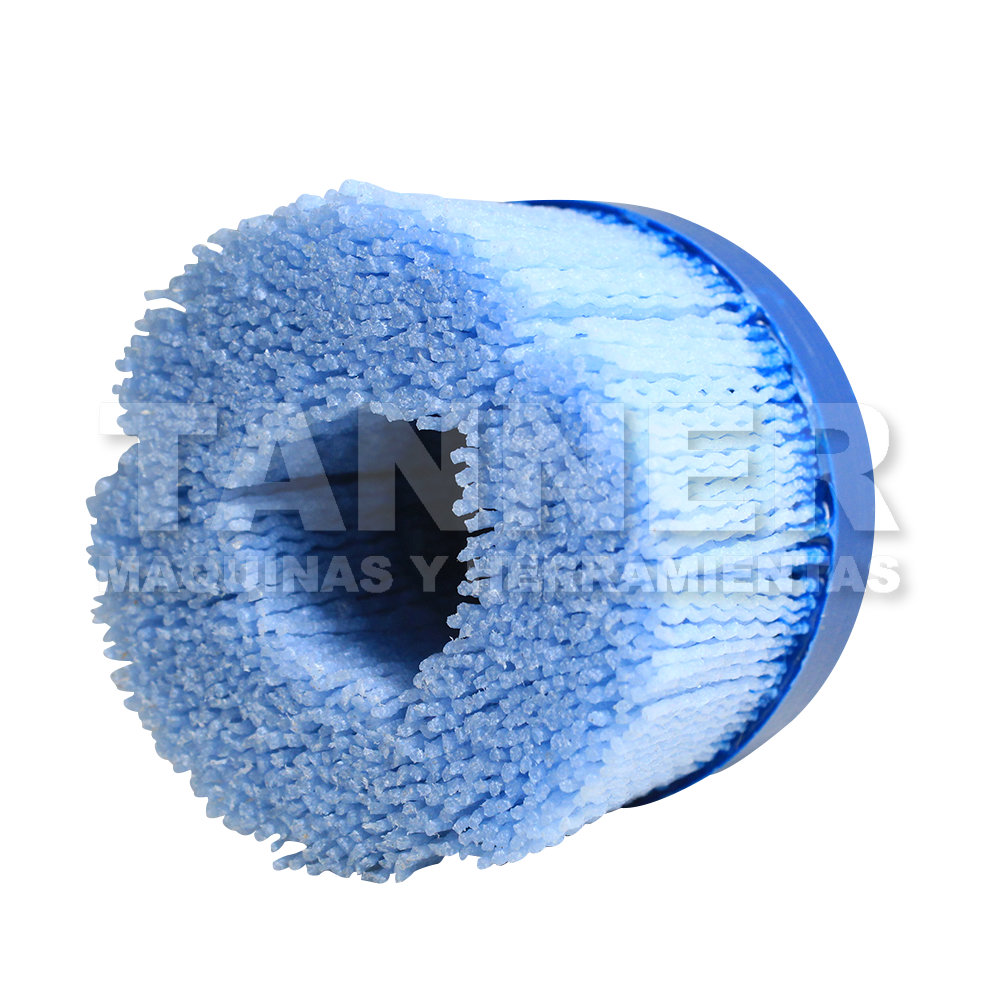 2-1/2" STEM MOUNTED END BRUSH, .040/80 C