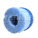 2-1/2" STEM MOUNTED END BRUSH, .040/80 C