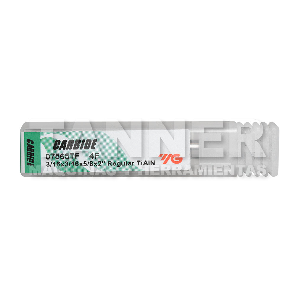 CORTADOR CARBURO 3/16X5X3-2/2 4F TIALN