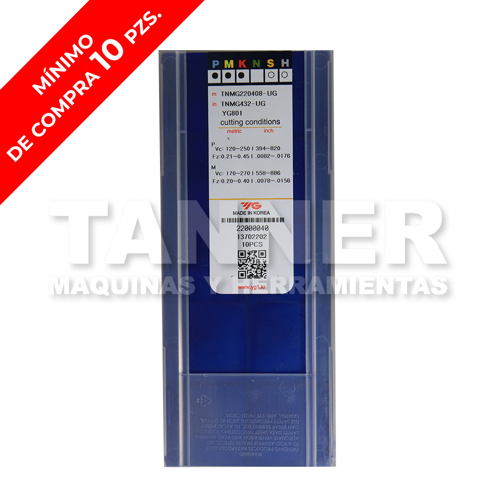 INSERTO TNMG432UG YG801