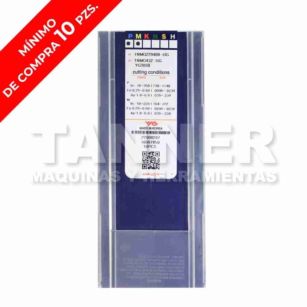 INSERTO TNMG432UG YG3030