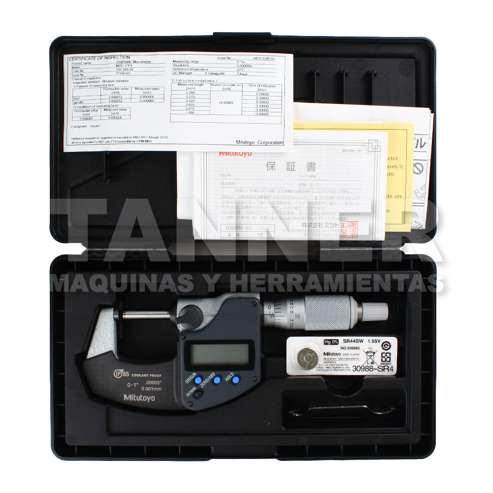 MICROMETRO DIGIMATIC 0-1PULG/0-25MM