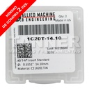INSERTO NO.0 T-A C2 TIN 14.10MM