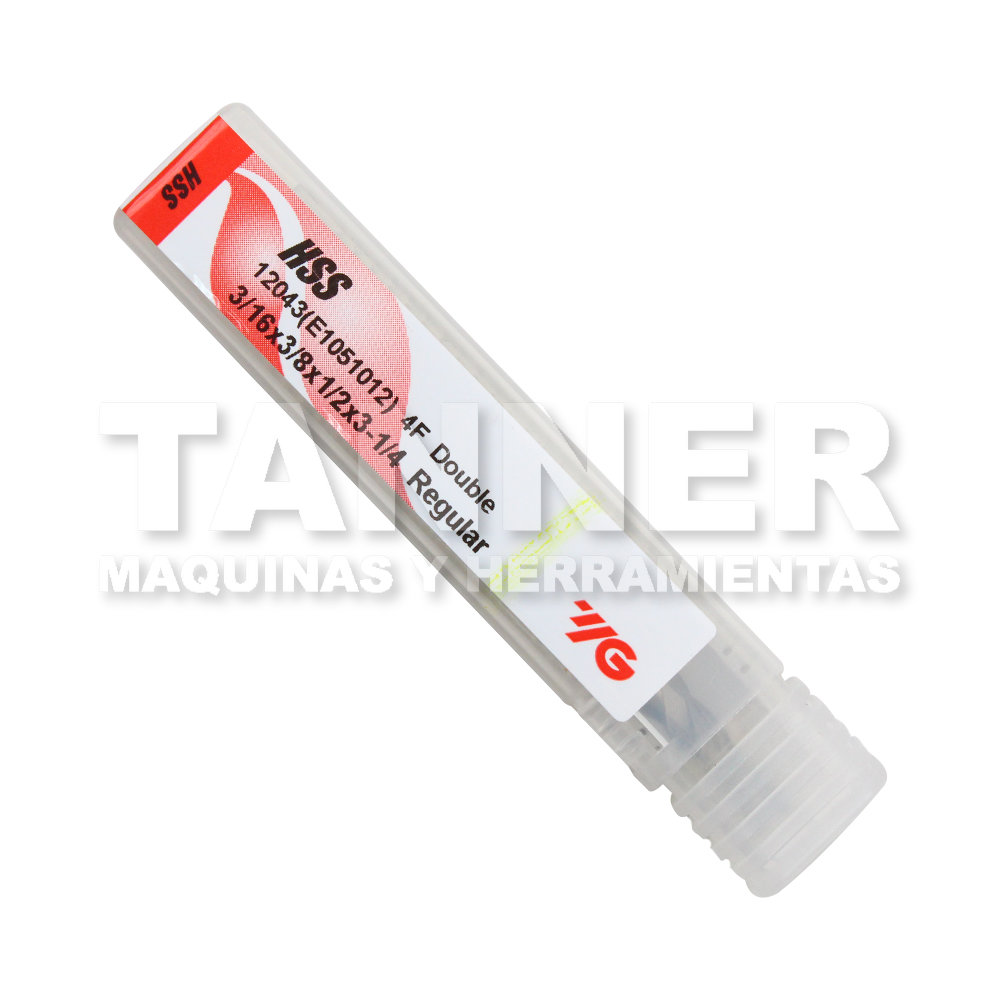 CORTADOR DOBLE HSS XL 3/16X1/2X3-1/4 4F ZANCO 3/8