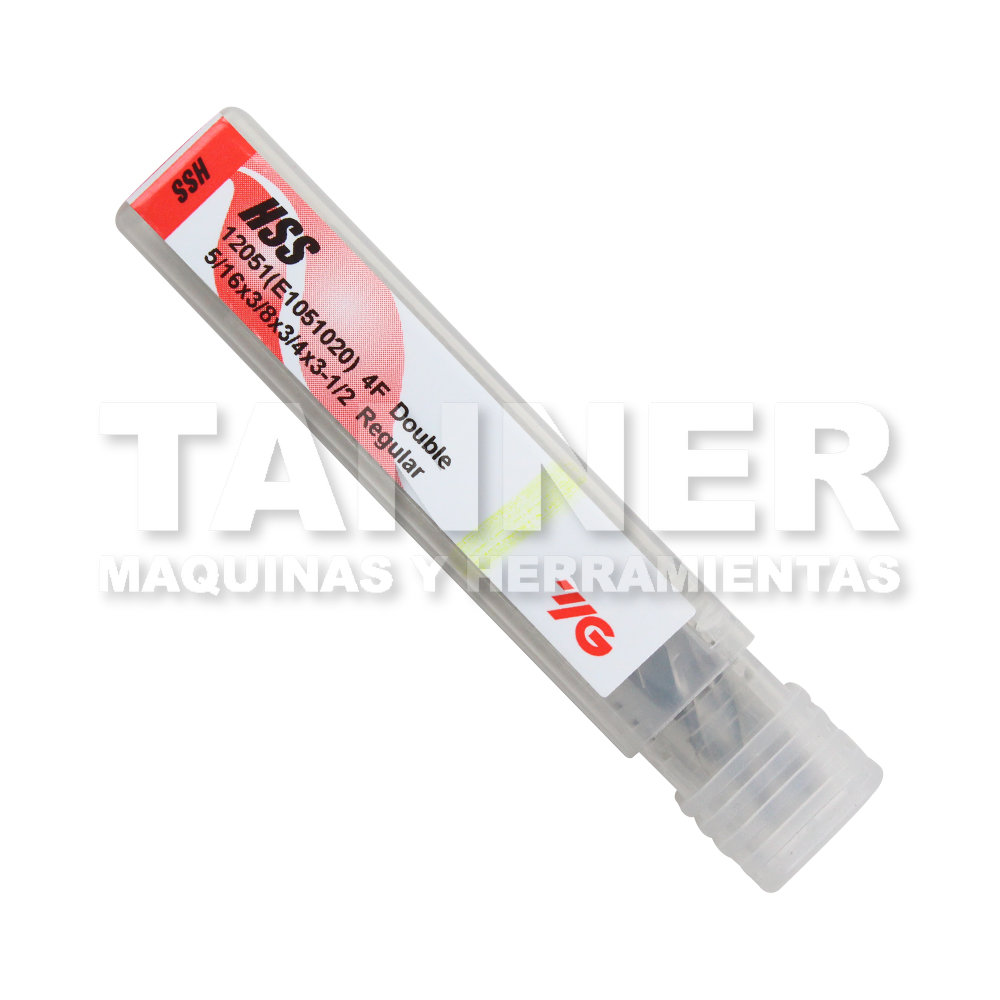 CORTADOR DOBLE HSS XL 5/16X3/4X3-1/2 4F ZANCO 3/8