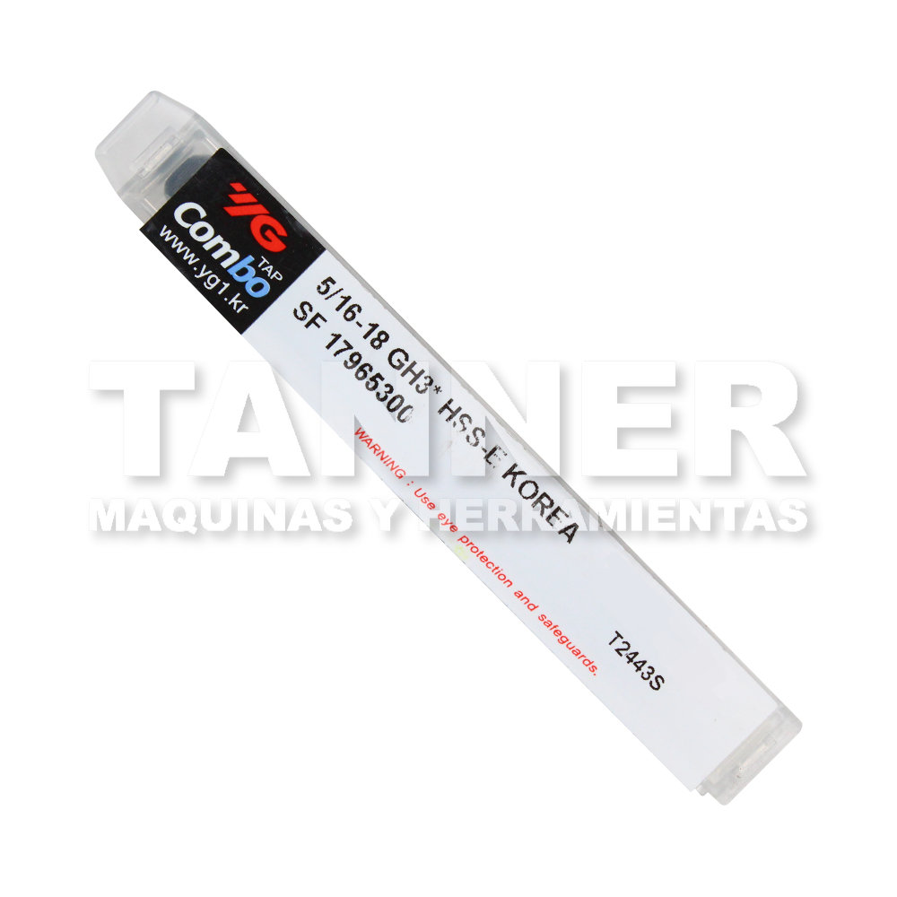 MACHUELO HELICOLIDAL 5/16-18 UNC 3F H3