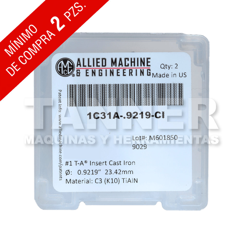 #1 T-A C3 TIALN .9219" CI