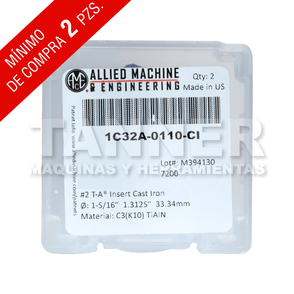 #2 T-A C3 TIALN 1-5/16" CI