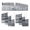 JUEGO BROCAS HSS 115PZ 0-60, A-Z, 1/16-1/2PULG