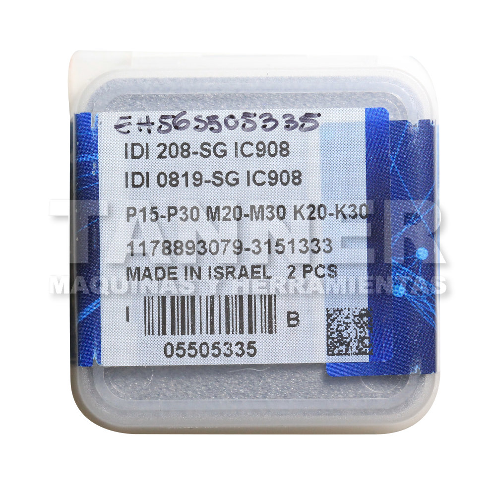 INSERTO IDI0819SG IC908 ISCAR