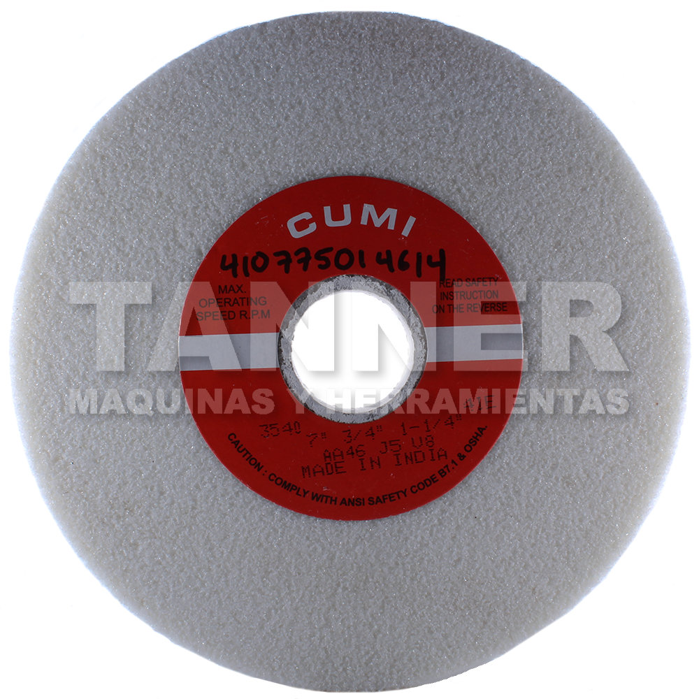 RUEDA VITRIFICADA 7X3/4X1-1/4 G46