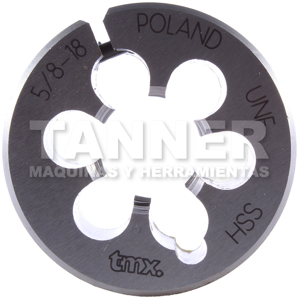 TERRAJA REDONDA HSS 5/8-18X1-1/2