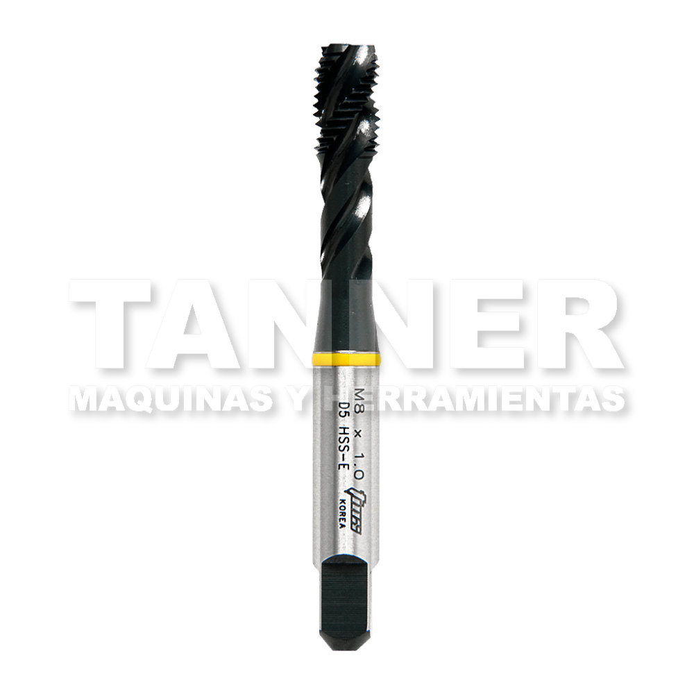 MACHUELO HELICOIDAL HSS M8X1.0 D5 3F