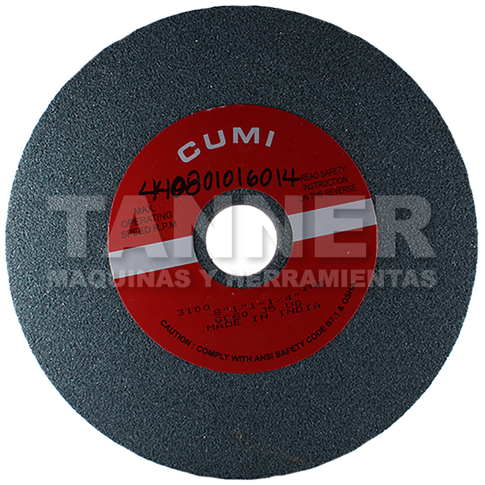 RUEDA RECTIFICADO 8X1X1-1/4 GC60 J5 VG 33MPS