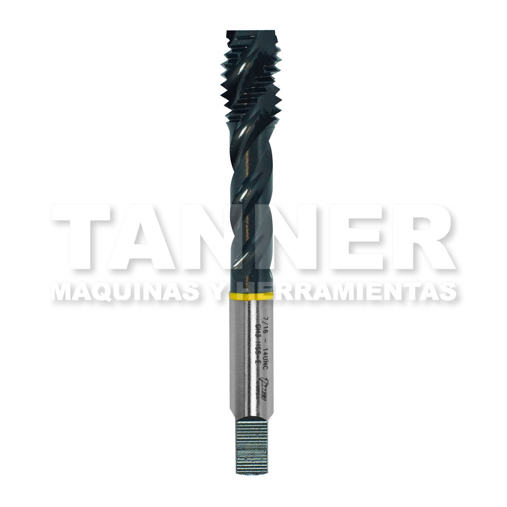 MACHUELO HELICOIDAL HSS 7/16-14 H3 3F