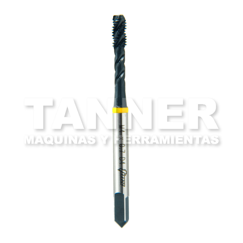 MACHUELO HELICOIDAL HSS M4X.7 3F D4