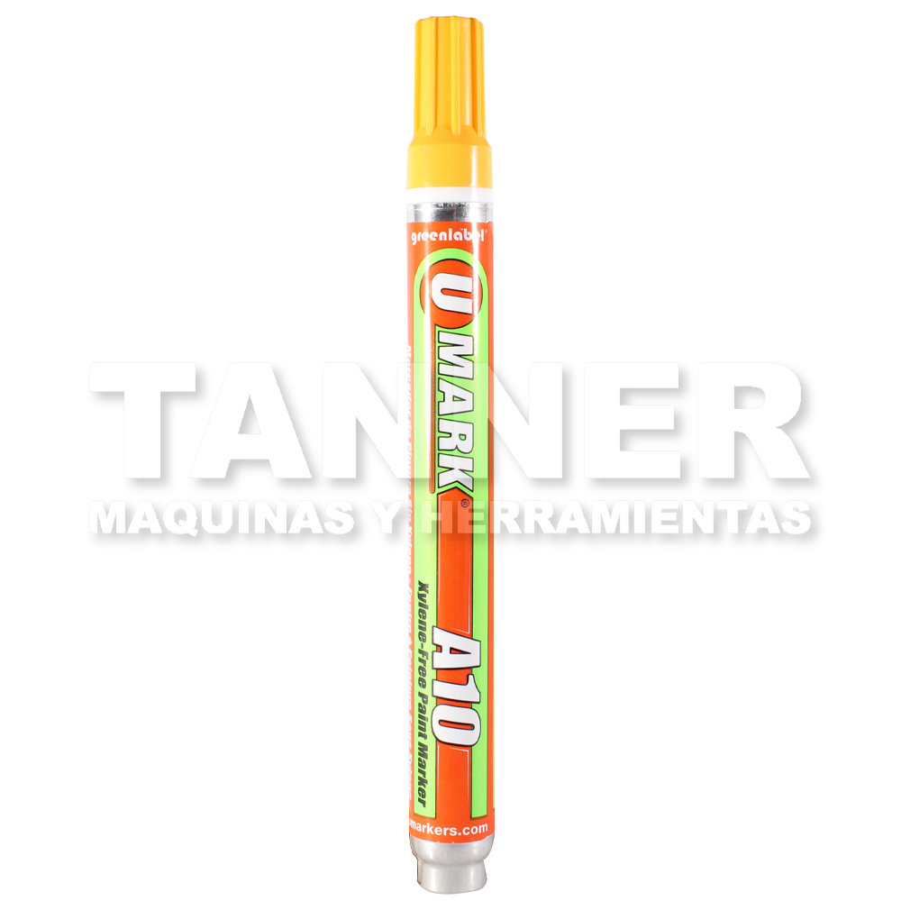 MARCADOR IND A10, 10ML AMARILLO