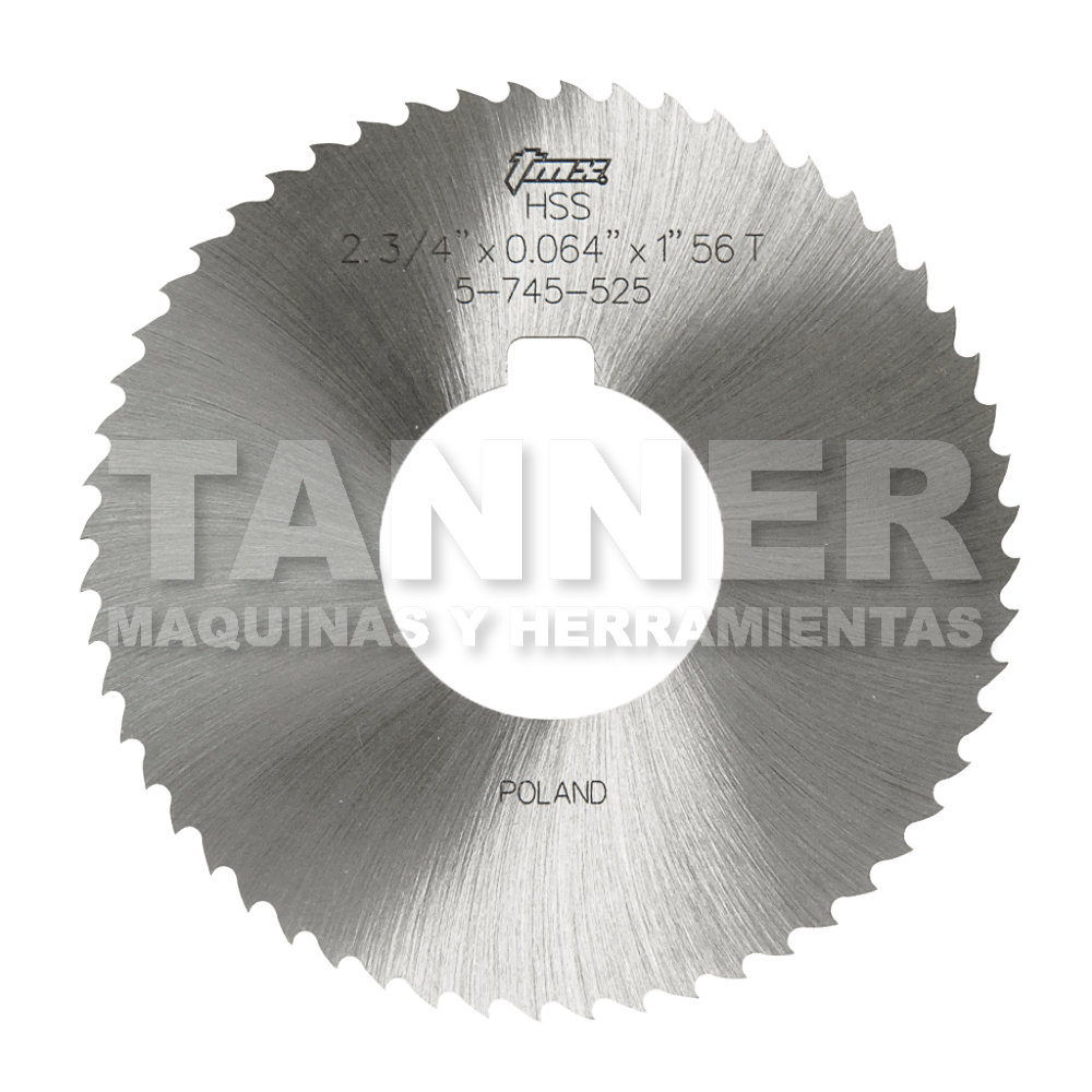 SIERRA CIRCULAR 2-3/4”X.064X.001PULG
