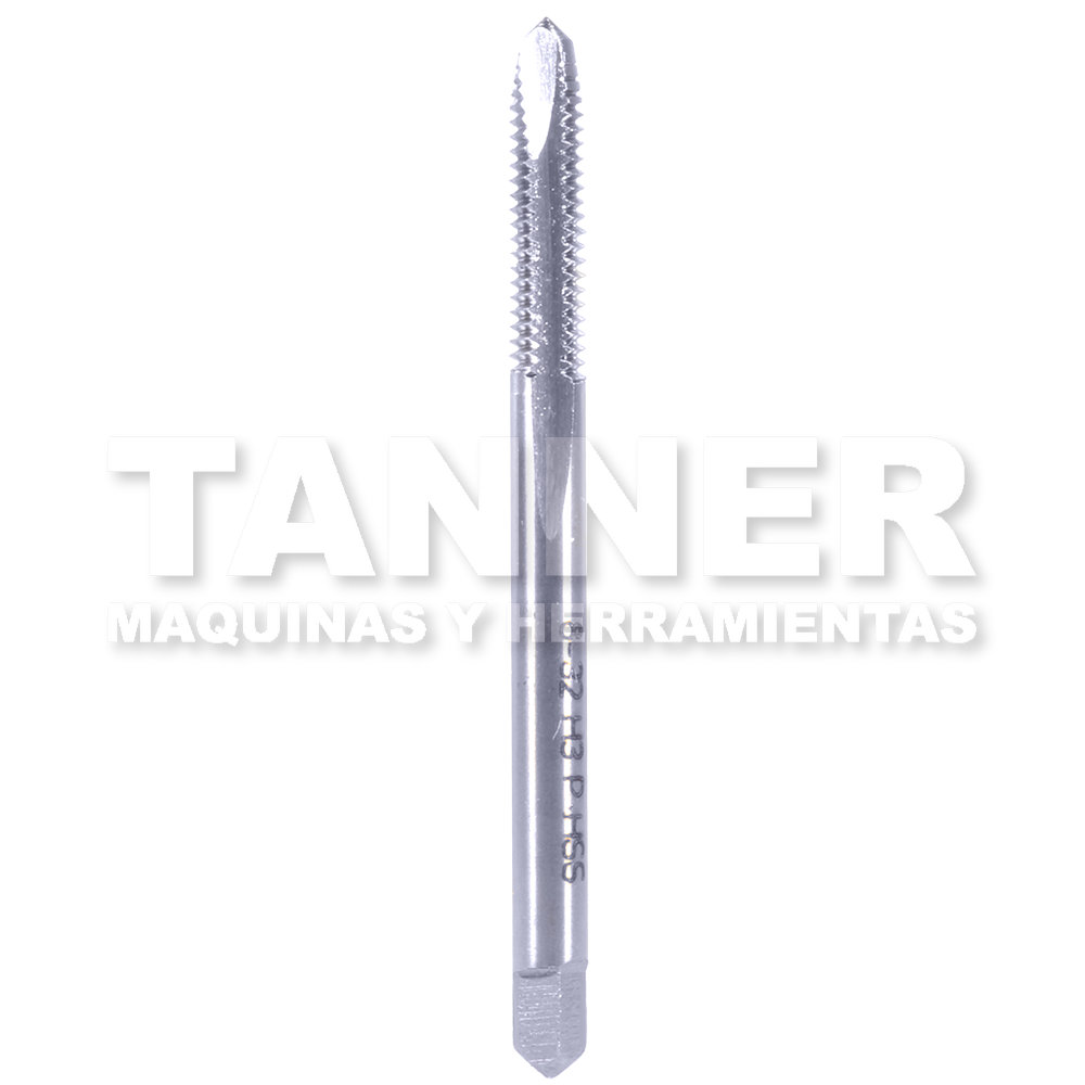 MACHUELO SEMICONICO HSS 8-32 2F PUNTA ESPIRAL