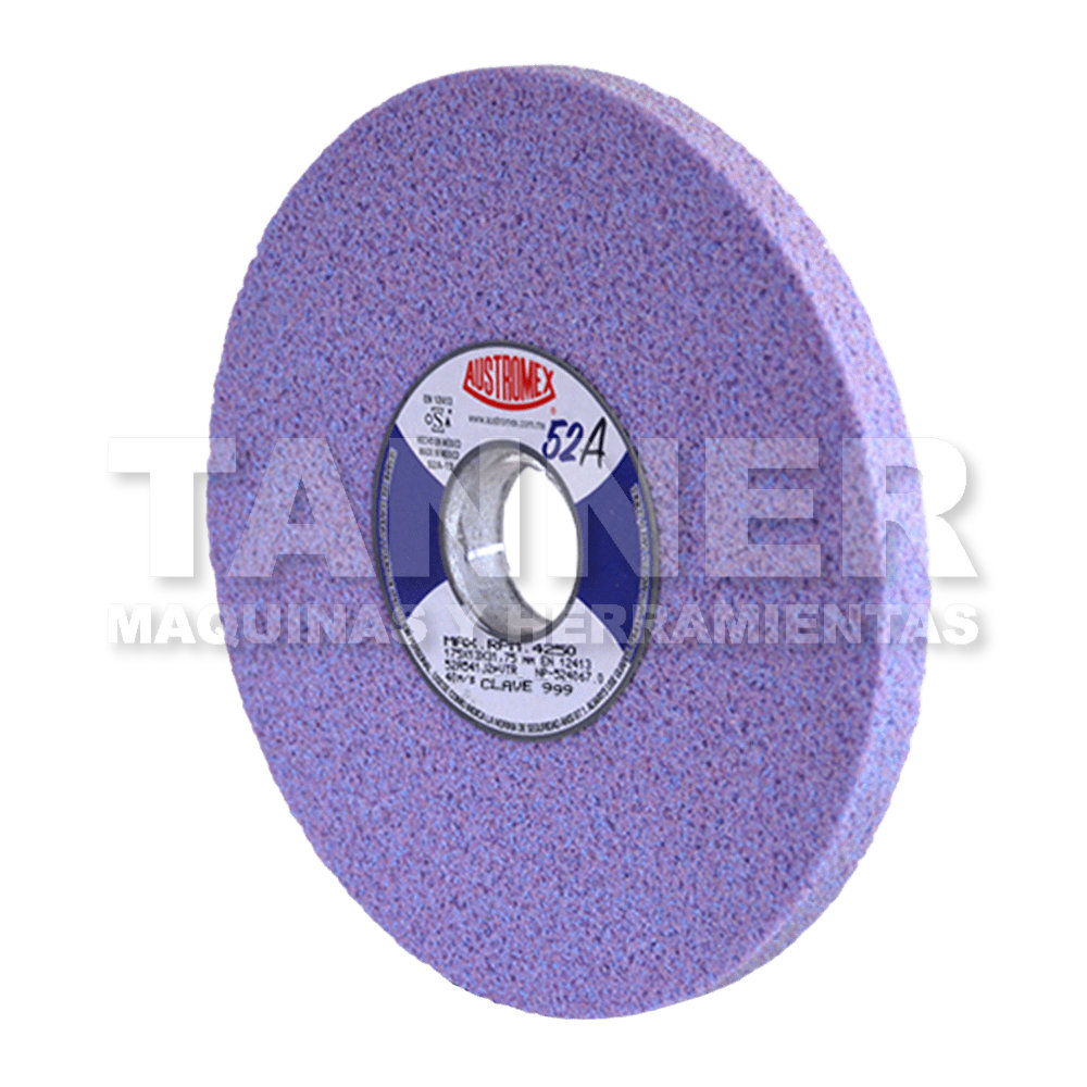 RUEDA VITRIFICADA ROSA TIPO 1 DE 175 X 6 X 31.75 MM 180 x 6 x 31.75 52A54J1pVTR