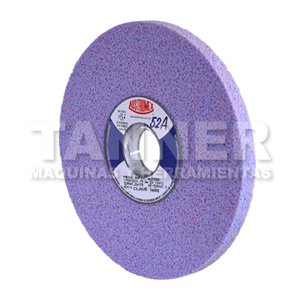RUEDA VITRIFICADA ROSA TIPO 1 DE 175 X 6 X 31.75 MM 180 x 6 x 31.75 52A80I1pVTR