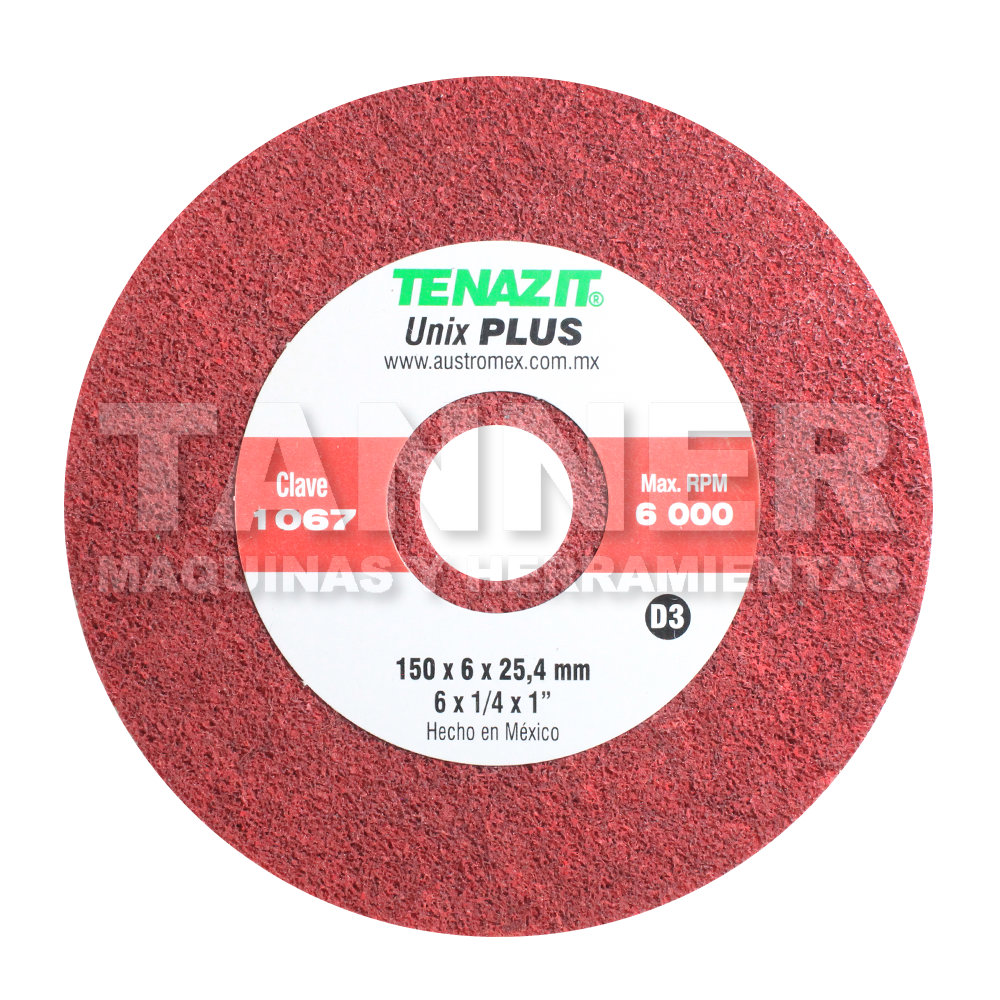 RUEDA UNIX PLUS 150 x 6 x 25.4 UNIXPLUS D3