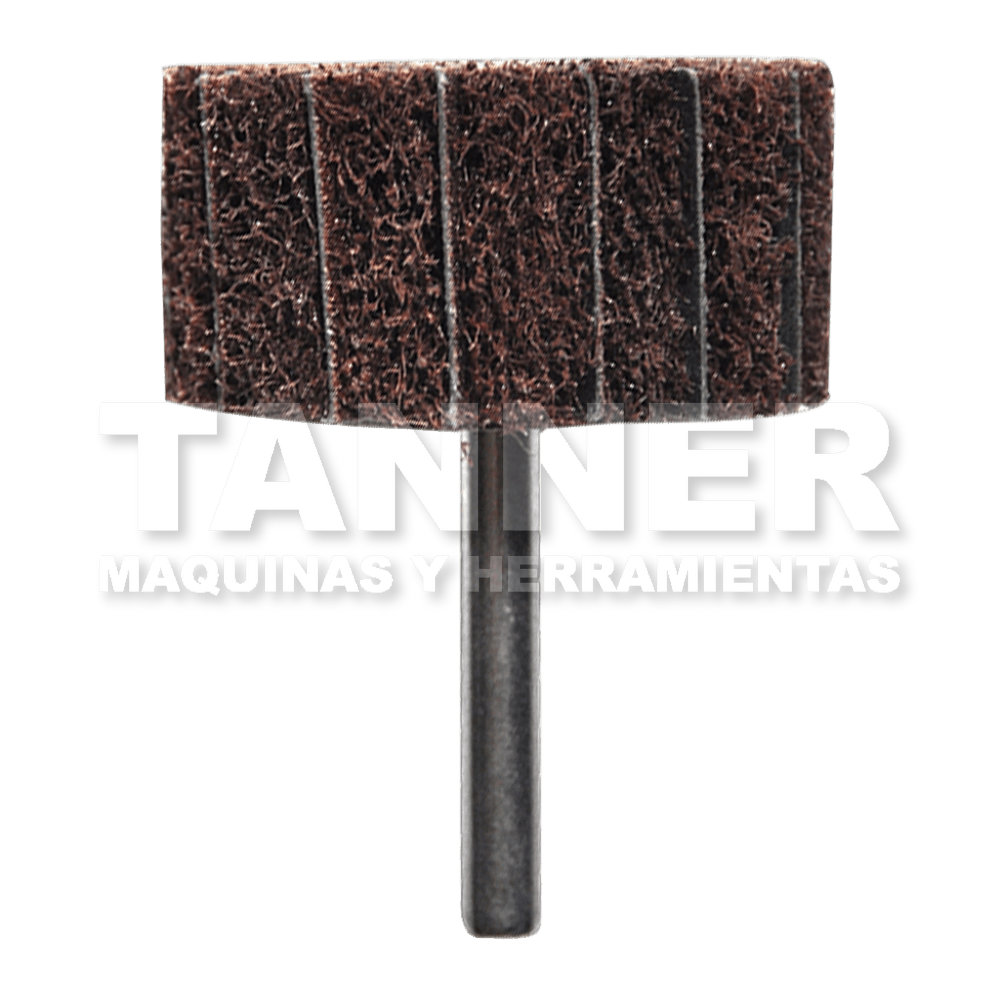 RUEDA DE FIBRA/LIJA CON VASTAGO GRANO FINO 50x25x6.4 ALOFINO/180