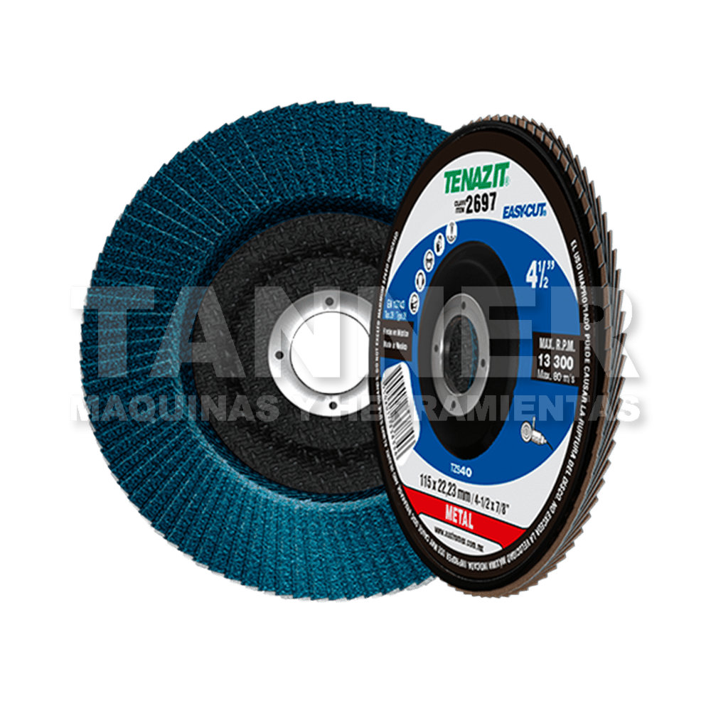 DISCO LAMINADO EASY CUT GRANO DE ZIRCONIO, DE 115 X 22.23 MM, GRANO 40 