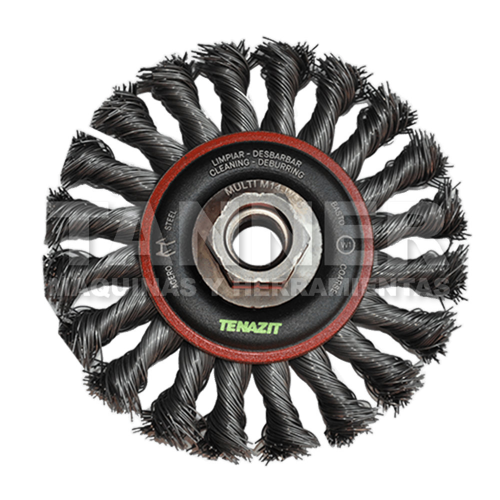 CEPILLO DE ALAMBRE TRENZADO 115 X 0.50 x MR