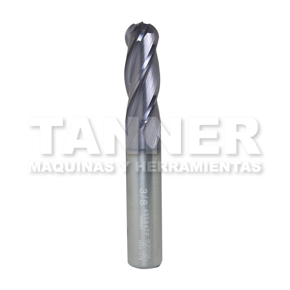 CORTADOR CARBURO BOLA 3/8X1X2-1/2 4F TIALN