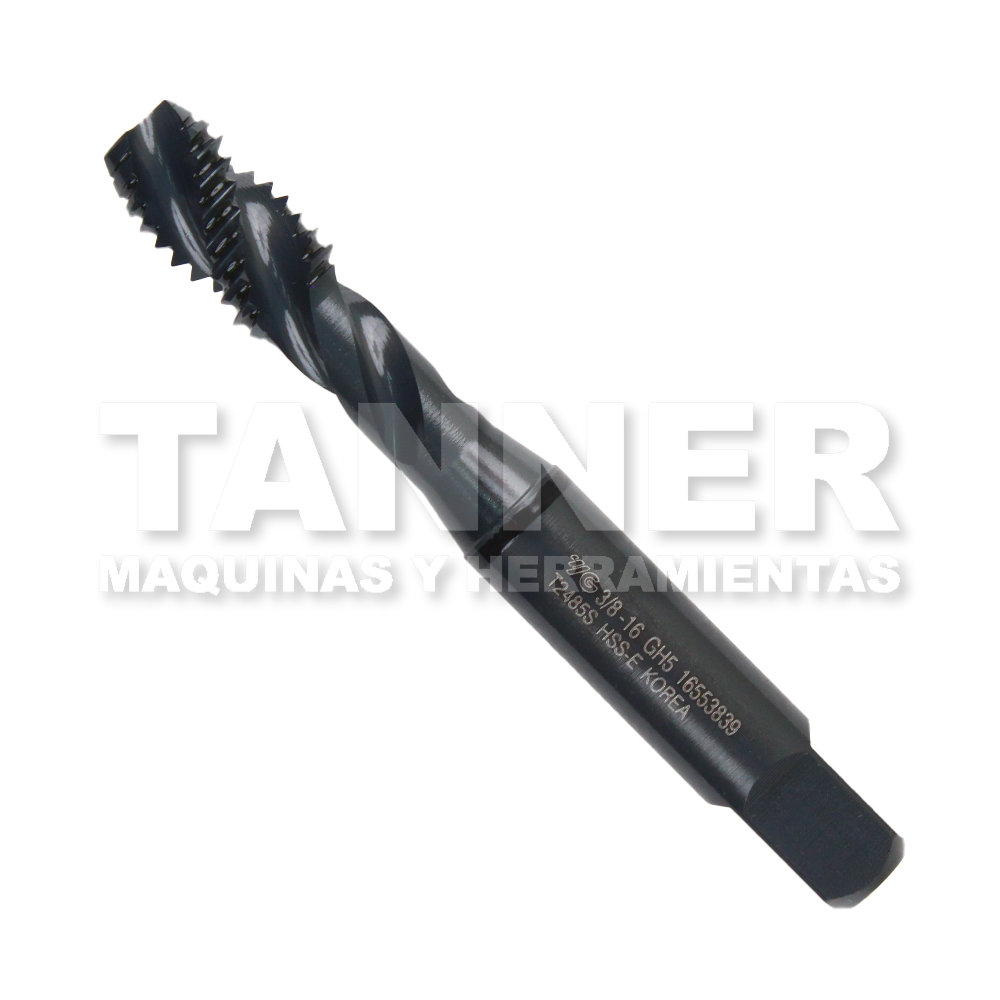 MACHUELO HELICOLIDAL 3/8-16 UNC 3F H5
