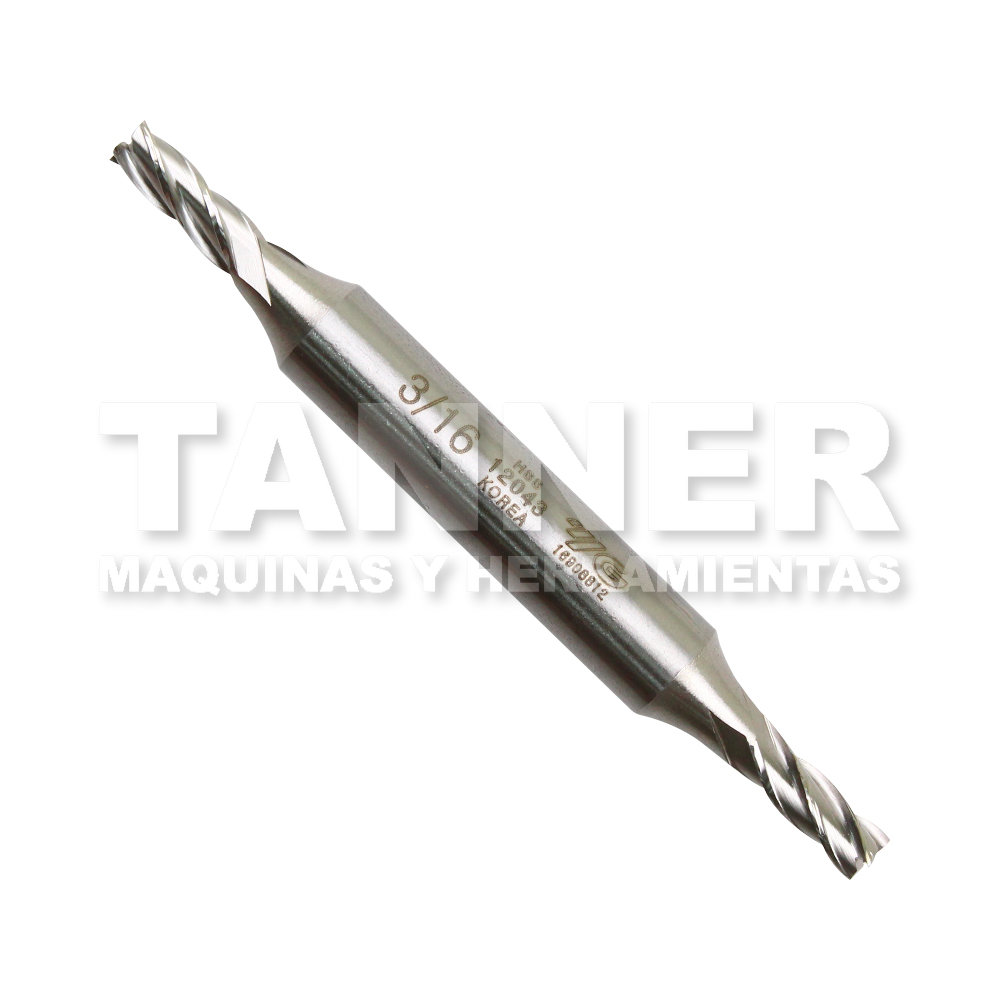 CORTADOR DOBLE HSS XL 3/16X1/2X3-1/4 4F ZANCO 3/8