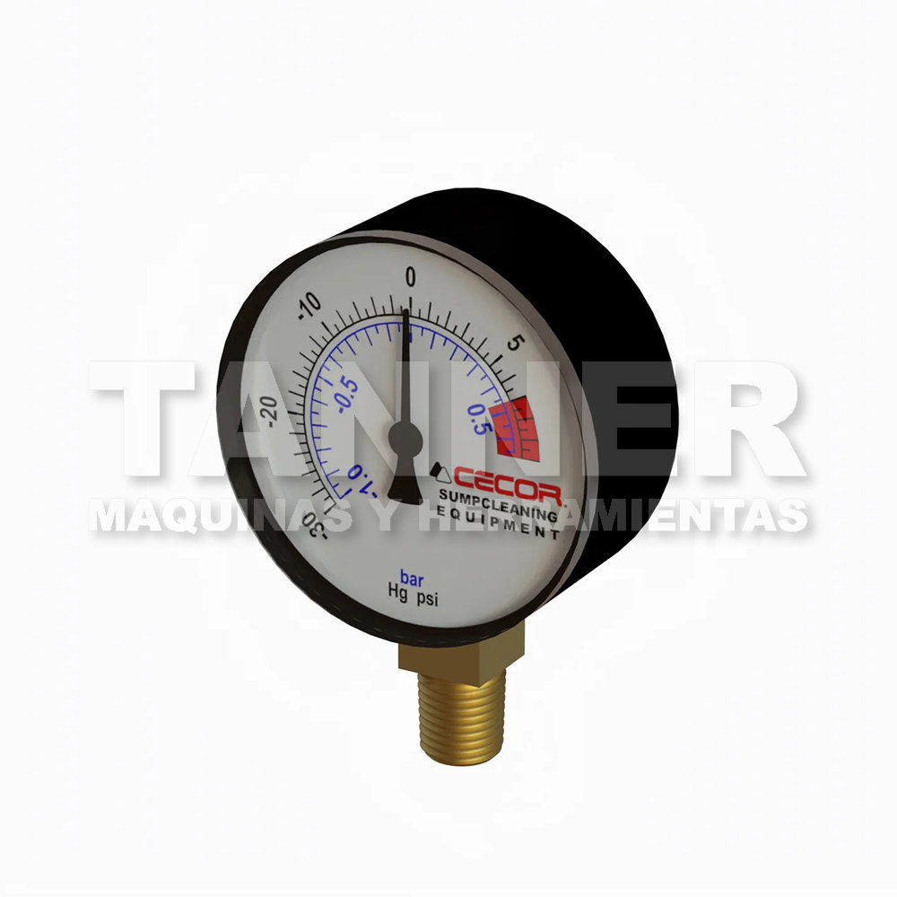 GAUGE- VACUUM, PRESSURE 2 ½”