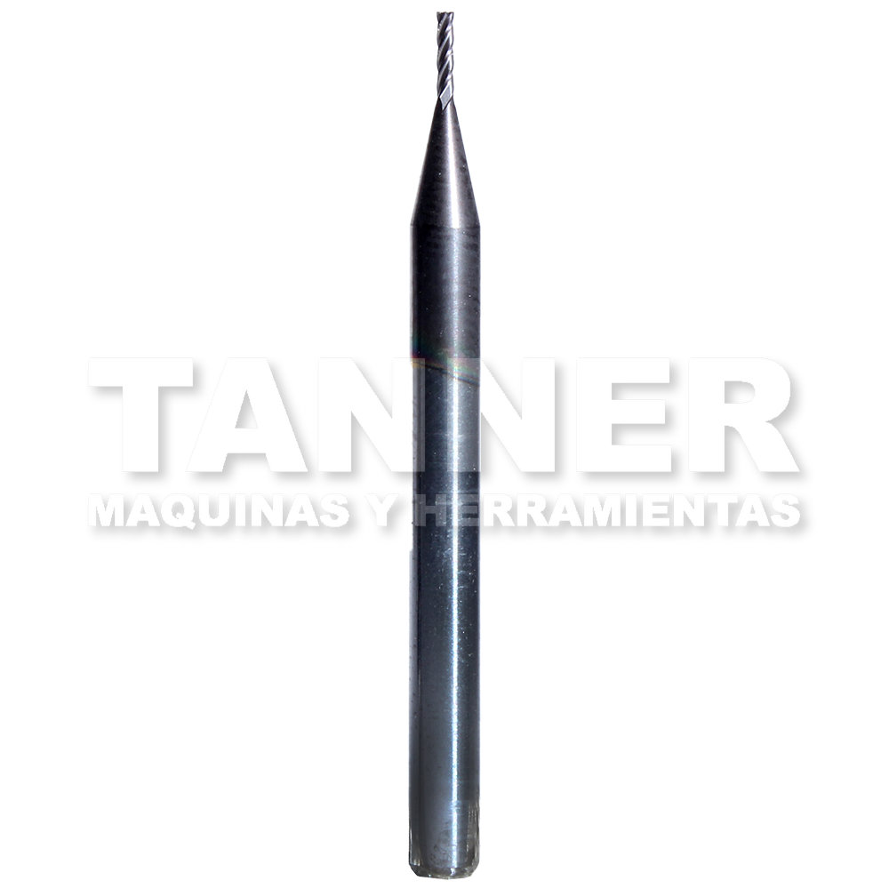 CORTADOR CARBURO 1/32X1/8X1-1/2 4F TIALN