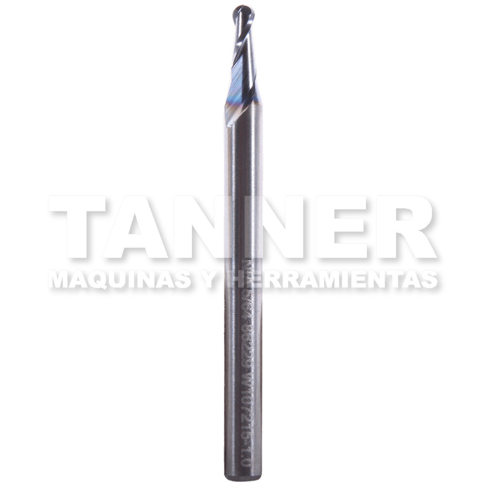 CORTADOR BOLA CARBURO 5/64X3/16X1-1/2 2F TIALN