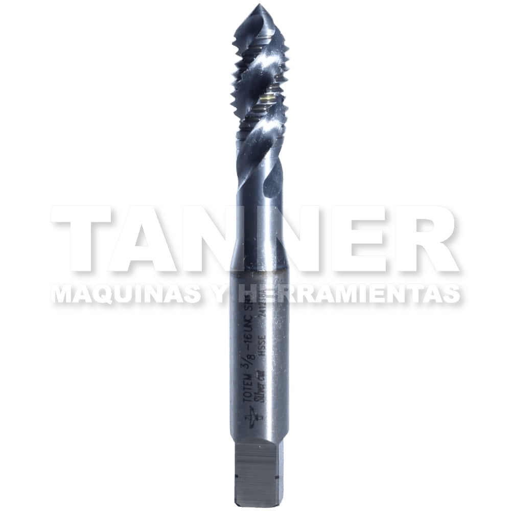 MACHUELO SEMICONICO HSS-E 3/8-16 3F UNC TICN