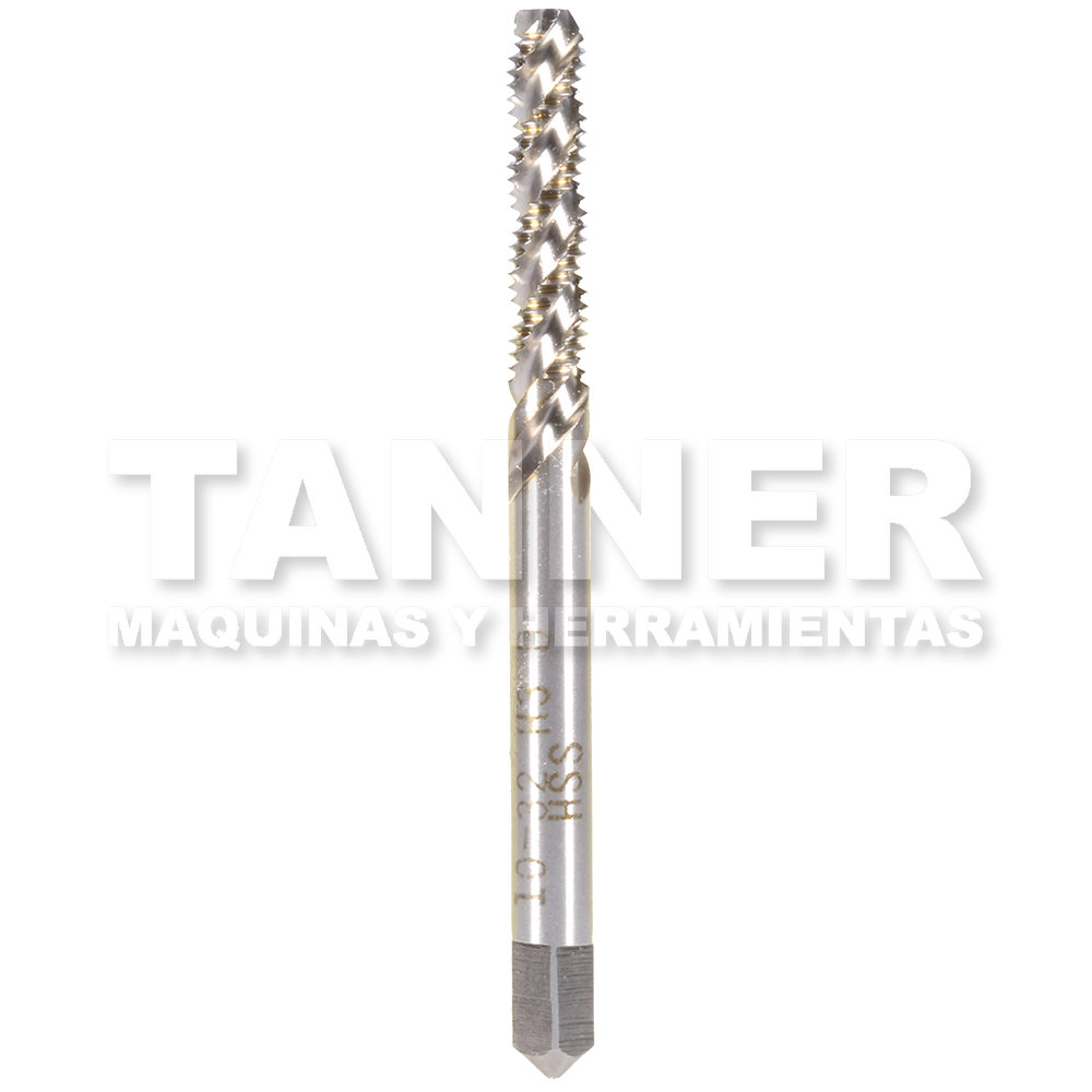 MACHUELO HELICOIDAL RECTO HSS 10-32 3F H3