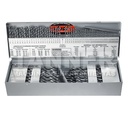 JUEGO BROCAS HSS 115PZ 0-60, A-Z, 1/16-1/2PULG