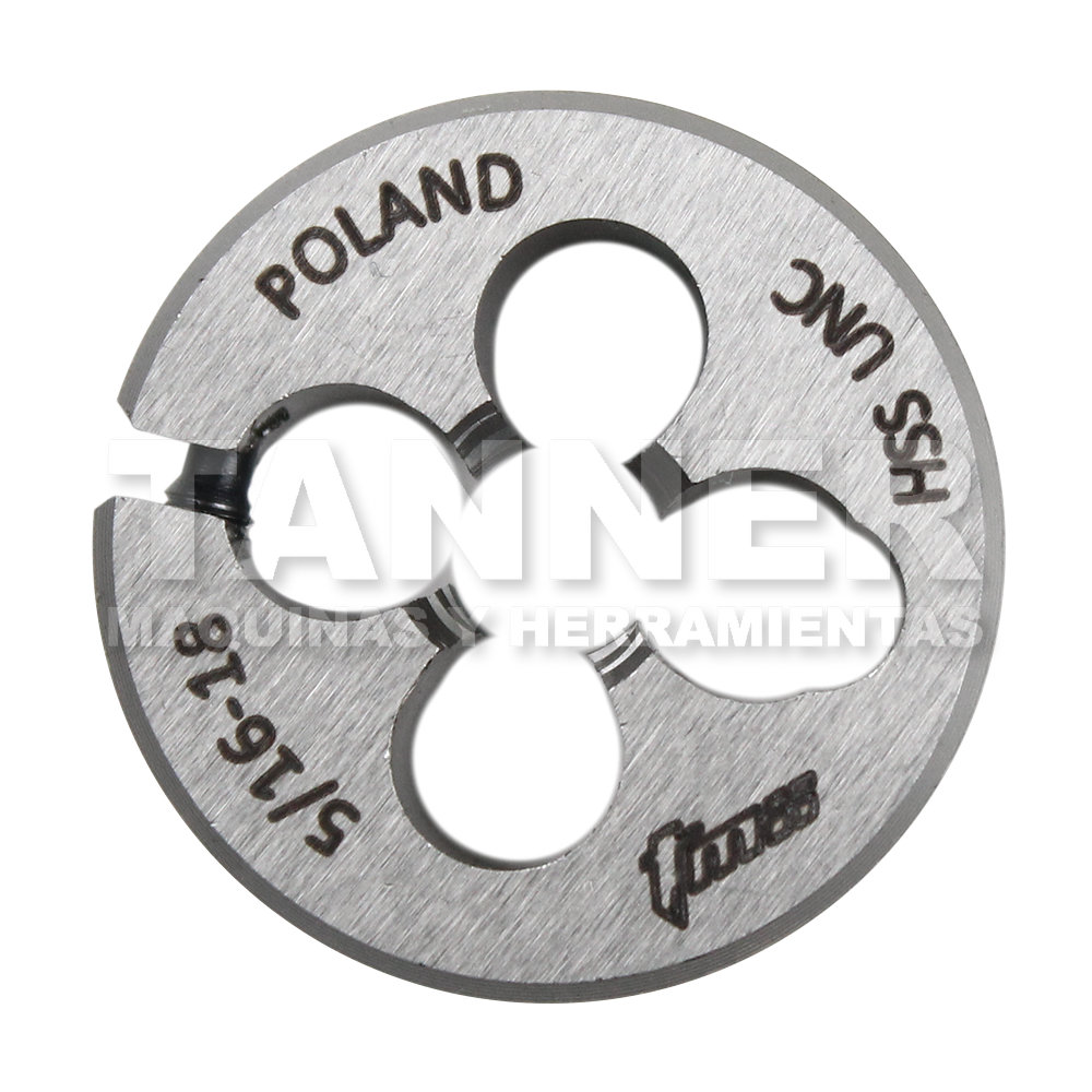 TERRAJA REDONDA HSS 5/16-18X1