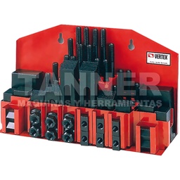 [MAICK-104B] JUEGO CLAMPS 5/8PULG ROSCA 1/2-13 52PZ