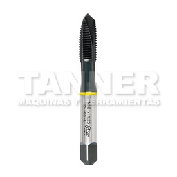 [TOM5-785-0101] MACHUELO SEMICONICO HSS M10X1.25 PUNTA ESPIRAL D5 3F UN INOXIDABLE