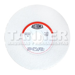 [AUS201] RUEDA BLANCA VITRIFICADA PARA ESMERILADO DE ACERO 200X20X31.75 89A46K5VA0