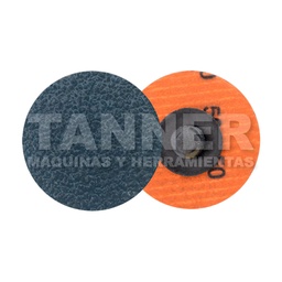 [AUS4656] DISCO DE LIJA DE CAMBIO RAPIDO (ROL-OK) CON ZIRCONIO AZUL GRANO 50 76