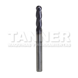 [YGT43565TF] CORTADOR CARBURO BOLA 3/16X5/8X2 4F R3/32 TIALN