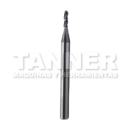 [FUL30794ZE] CORTADOR BOLA CARBURO 1/16X1/4X1-1/2 3F TIALN