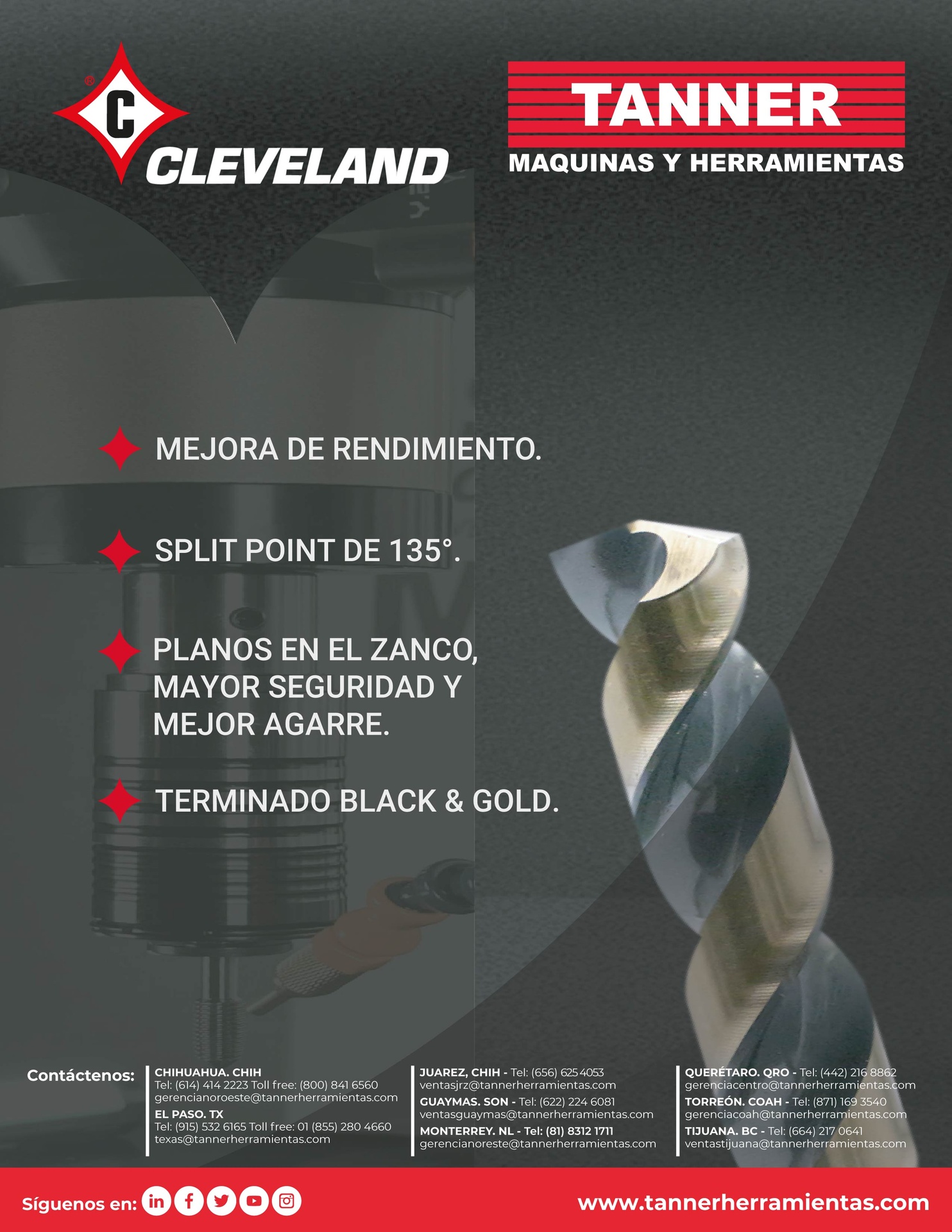 Familia de brocas B&G