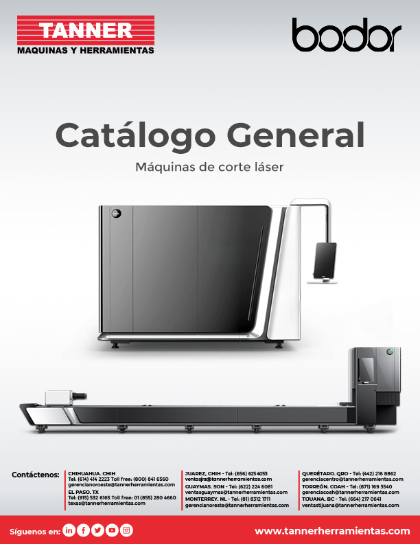 Catálogo General de Máquinas de Corte Láser